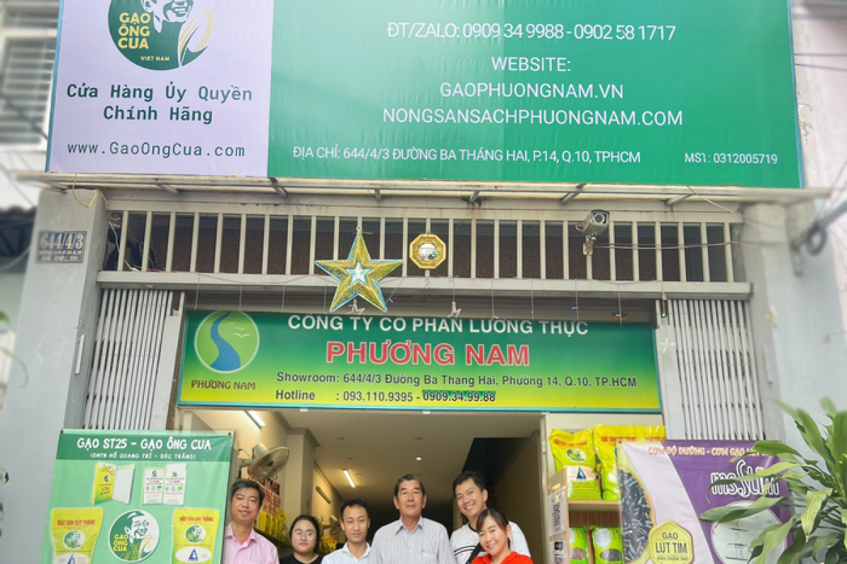 Cửa hàng uỷ quyền chính hãng gạo ST25 tại TP.Hồ Chí Minh 