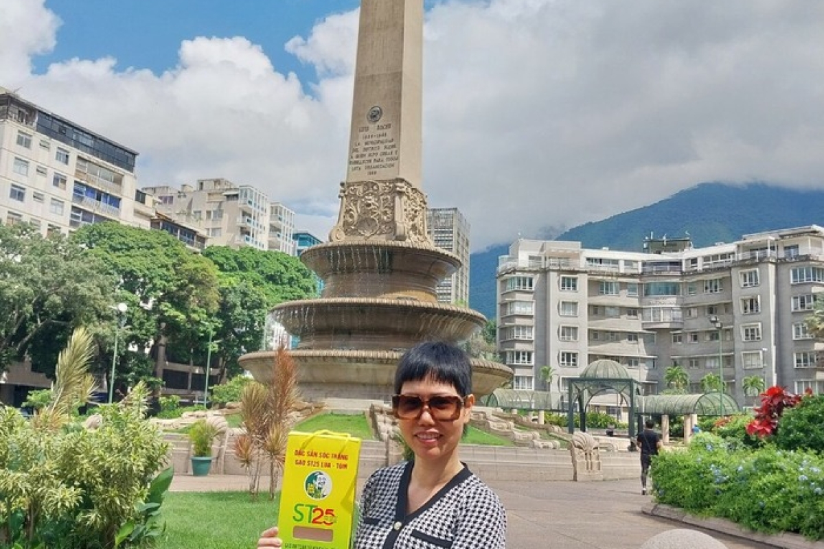 Gạo Ông Cua ST25 ở đất nước Venezuela 