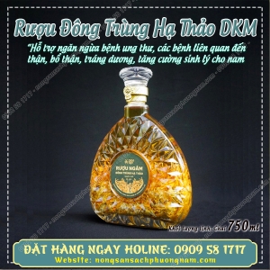 Rượu Đông Trùng Hạ Thảo DKM - Chai 750ml
