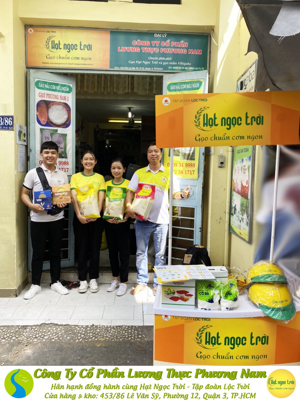 Công ty Phương Nam bán gạo mầm Vibigaba trên đường Lê Văn Sỹ quận 3 TP.HCM