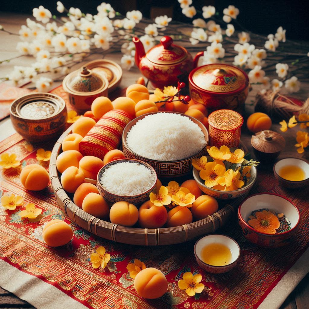 Cúng gạo ngày Tết 