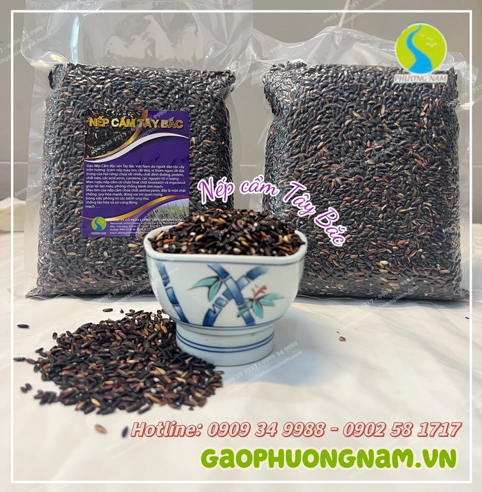 Gạo nếp cẩm Tây Bắc 