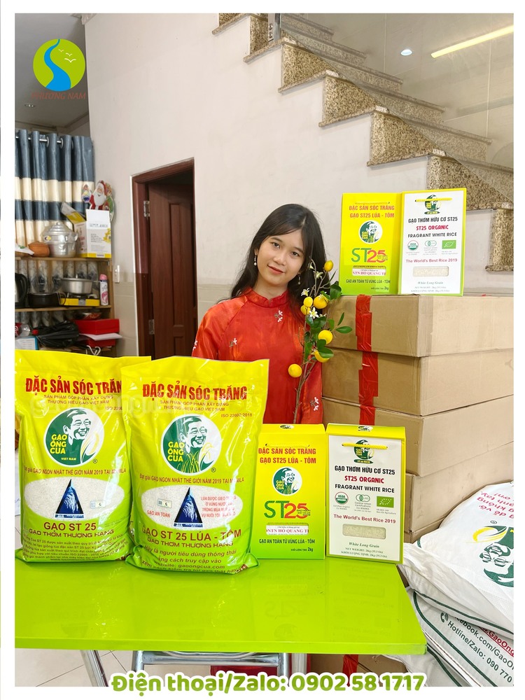 Gạo Ông Cua biếu tết