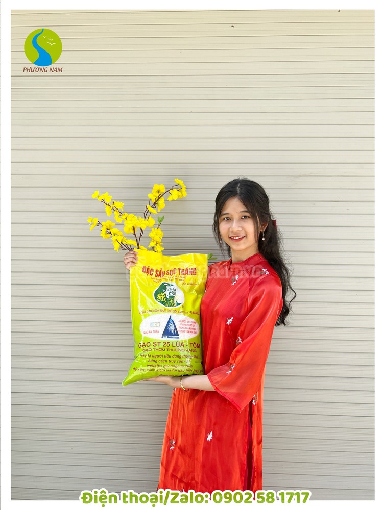Gạo Ông Cua ST25 lúa thường 